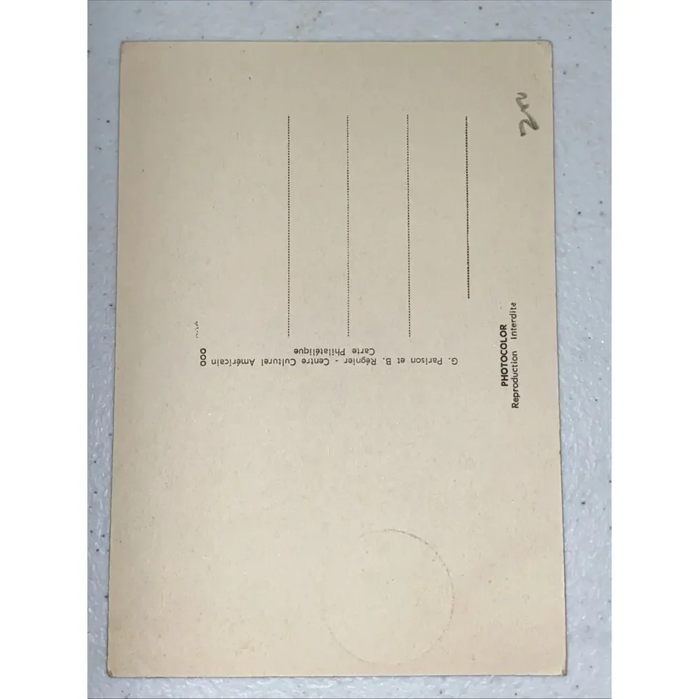 JFK‎ John F Kennedy Memorial Postcard 1964 Stamped 100f Abidjan Ivory Coast RARE